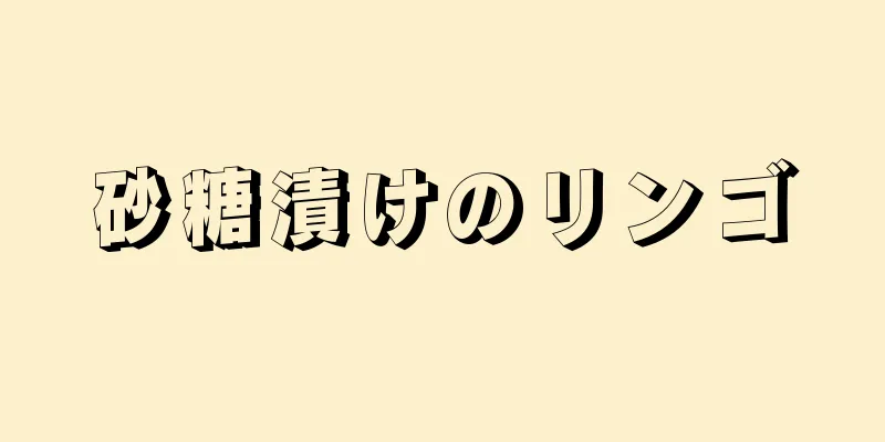 砂糖漬けのリンゴ