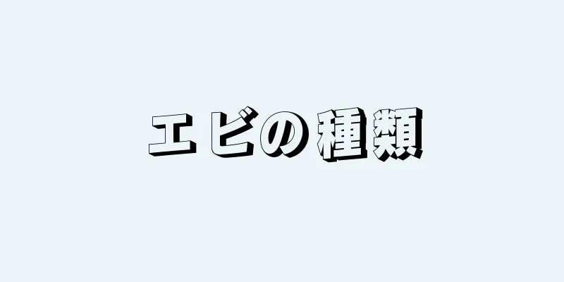 エビの種類