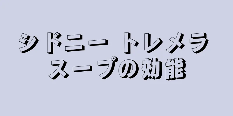 シドニー トレメラ スープの効能