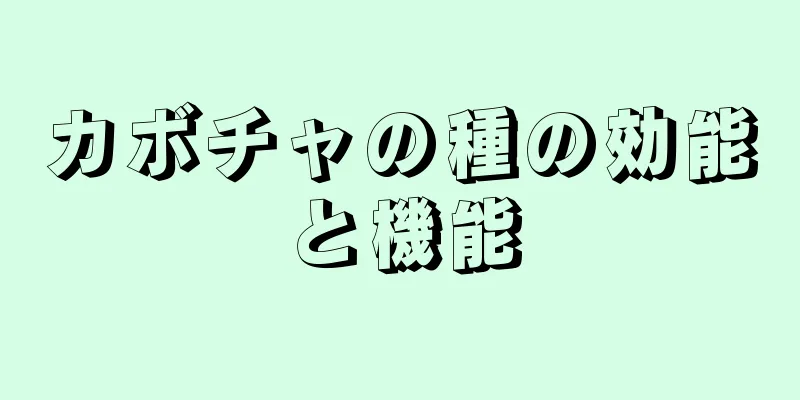 カボチャの種の効能と機能