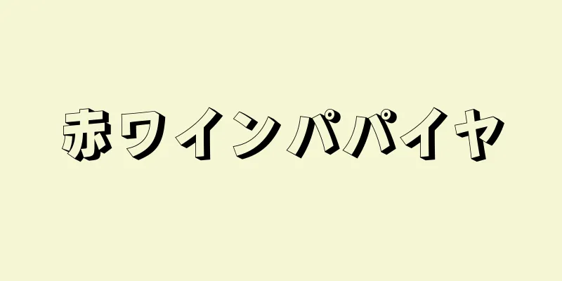 赤ワインパパイヤ