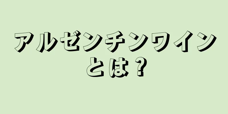 アルゼンチンワインとは？