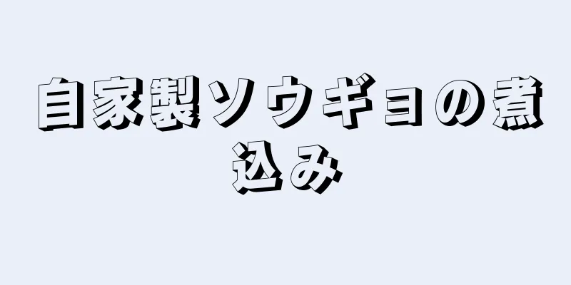 自家製ソウギョの煮込み