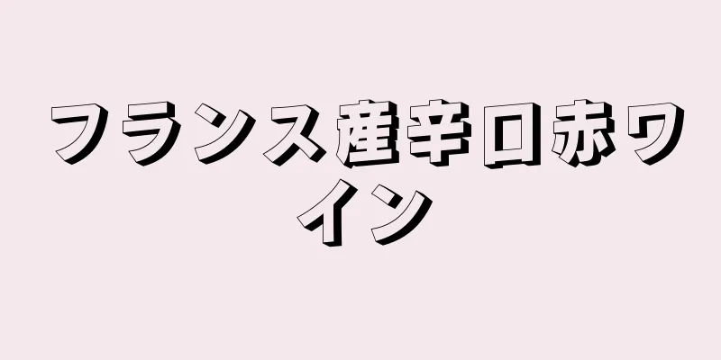 フランス産辛口赤ワイン