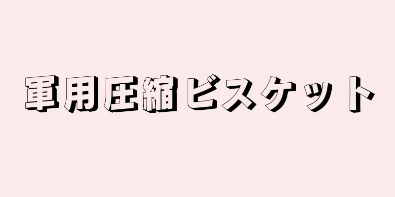 軍用圧縮ビスケット