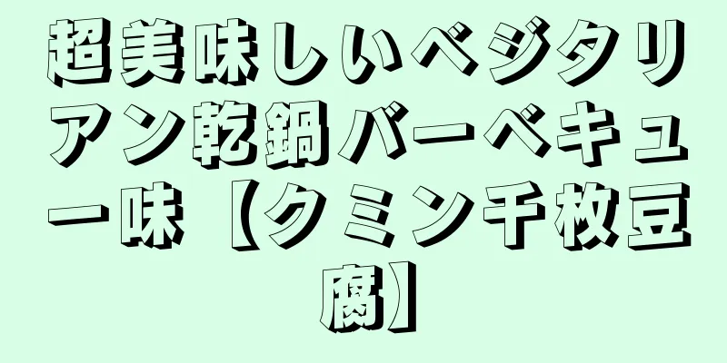 超美味しいベジタリアン乾鍋バーベキュー味【クミン千枚豆腐】