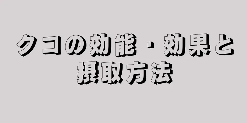 クコの効能・効果と摂取方法