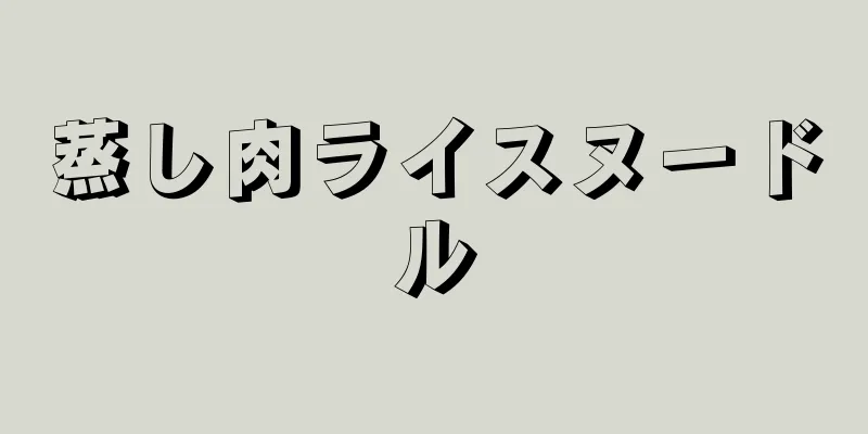 蒸し肉ライスヌードル