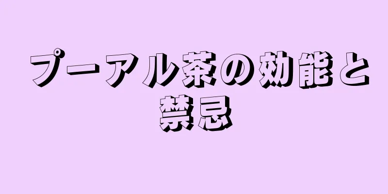 プーアル茶の効能と禁忌