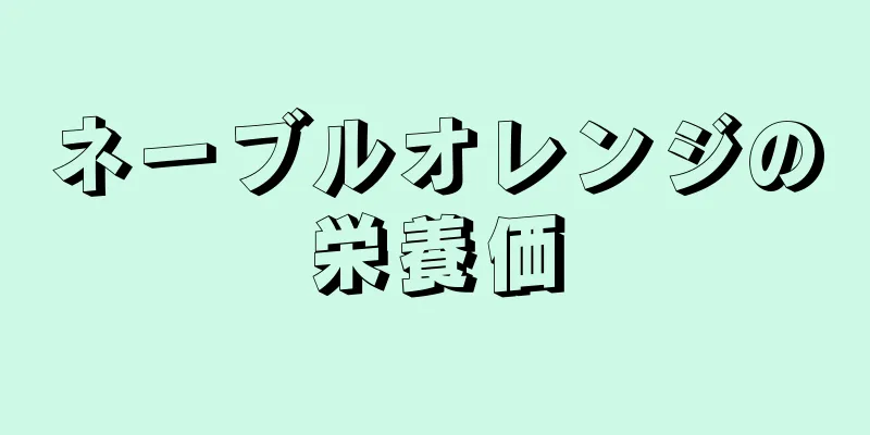 ネーブルオレンジの栄養価