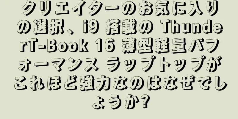 クリエイターのお気に入りの選択、i9 搭載の ThunderT-Book 16 薄型軽量パフォーマンス ラップトップがこれほど強力なのはなぜでしょうか?