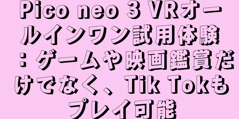 Pico neo 3 VRオールインワン試用体験：ゲームや映画鑑賞だけでなく、Tik Tokもプレイ可能