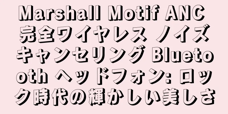 Marshall Motif ANC 完全ワイヤレス ノイズキャンセリング Bluetooth ヘッドフォン: ロック時代の輝かしい美しさ