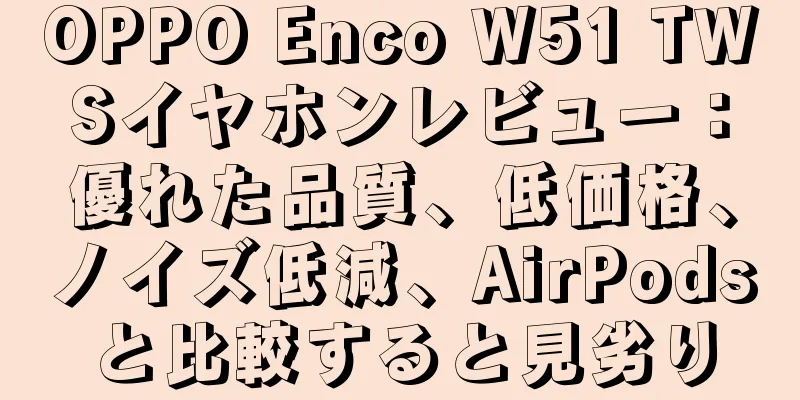 OPPO Enco W51 TWSイヤホンレビュー：優れた品質、低価格、ノイズ低減、AirPodsと比較すると見劣り