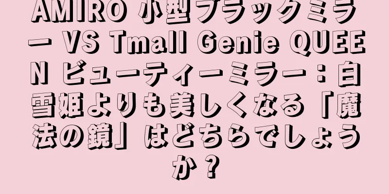 AMIRO 小型ブラックミラー VS Tmall Genie QUEEN ビューティーミラー：白雪姫よりも美しくなる「魔法の鏡」はどちらでしょうか？