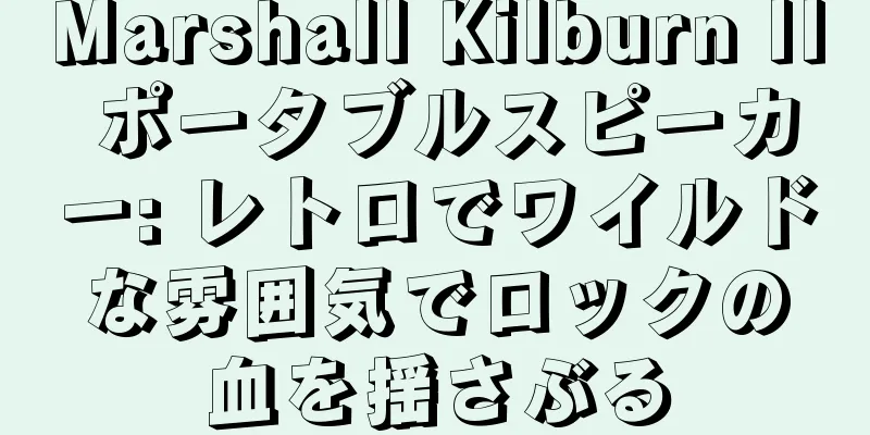 Marshall Kilburn II ポータブルスピーカー: レトロでワイルドな雰囲気でロックの血を揺さぶる