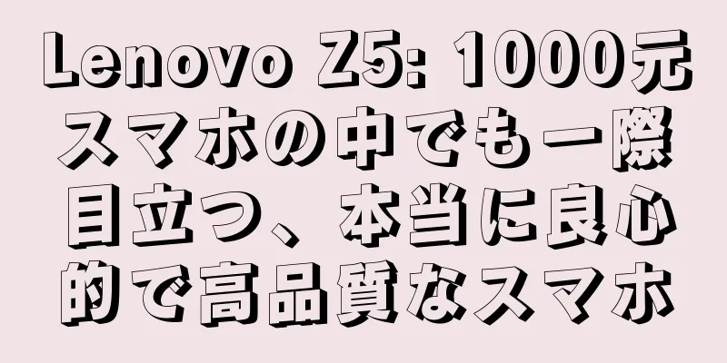 Lenovo Z5: 1000元スマホの中でも一際目立つ、本当に良心的で高品質なスマホ