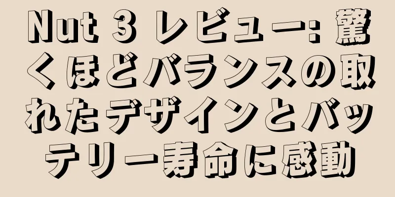 Nut 3 レビュー: 驚くほどバランスの取れたデザインとバッテリー寿命に感動