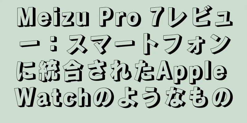 Meizu Pro 7レビュー：スマートフォンに統合されたApple Watchのようなもの