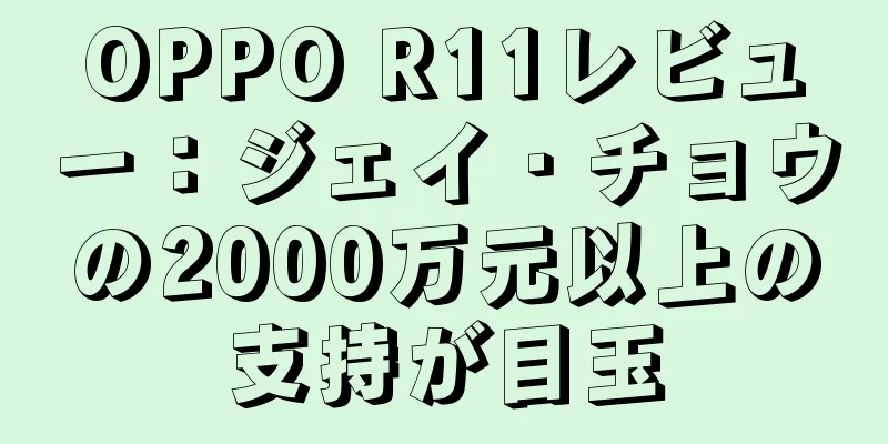 OPPO R11レビュー：ジェイ・チョウの2000万元以上の支持が目玉