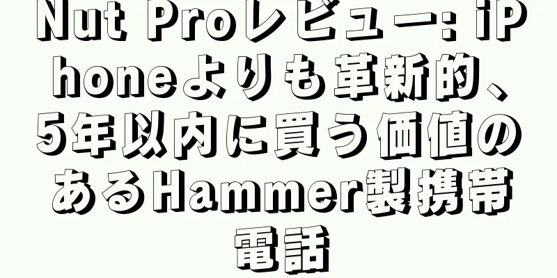 Nut Proレビュー: iPhoneよりも革新的、5年以内に買う価値のあるHammer製携帯電話