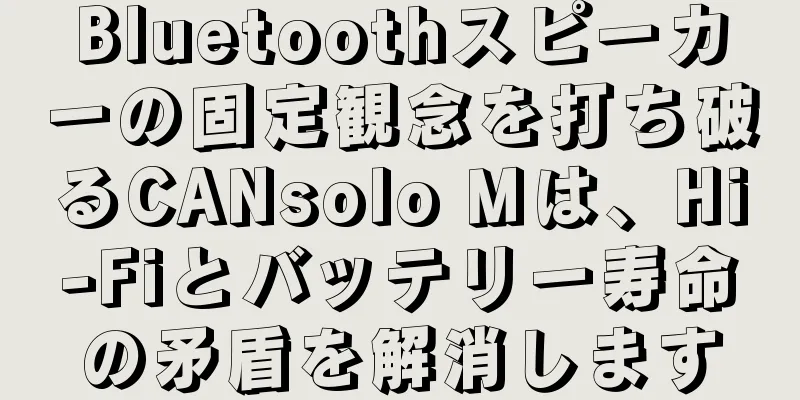 Bluetoothスピーカーの固定観念を打ち破るCANsolo Mは、Hi-Fiとバッテリー寿命の矛盾を解消します