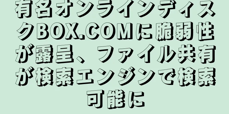 有名オンラインディスクBOX.COMに脆弱性が露呈、ファイル共有が検索エンジンで検索可能に