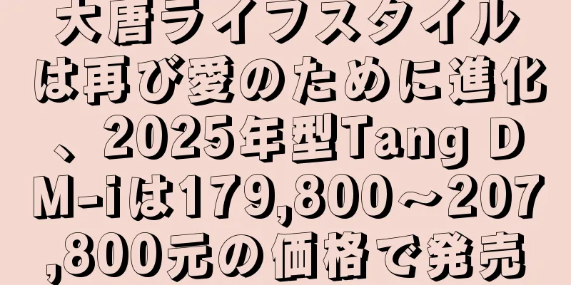 大唐ライフスタイルは再び愛のために進化、2025年型Tang DM-iは179,800～207,800元の価格で発売