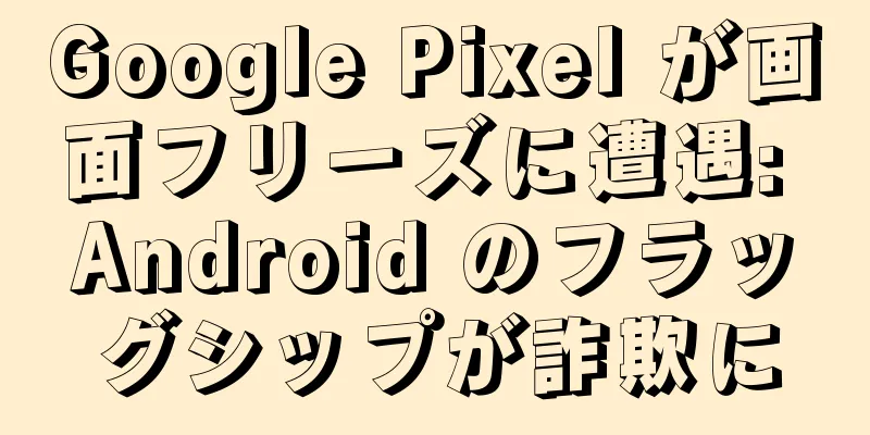 Google Pixel が画面フリーズに遭遇: Android のフラッグシップが詐欺に