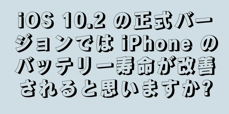 iOS 10.2 の正式バージョンでは iPhone のバッテリー寿命が改善されると思いますか?
