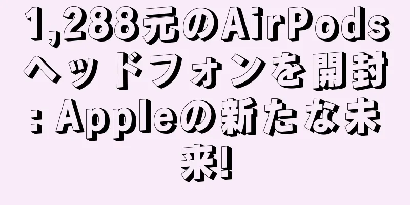 1,288元のAirPodsヘッドフォンを開封: Appleの新たな未来!