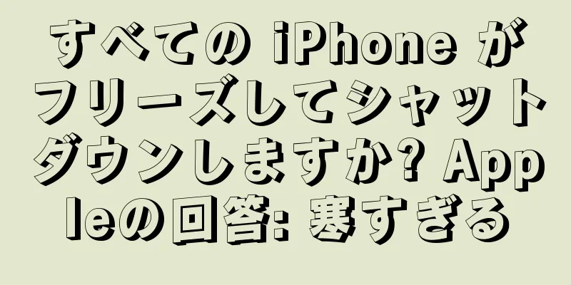 すべての iPhone がフリーズしてシャットダウンしますか? Appleの回答: 寒すぎる