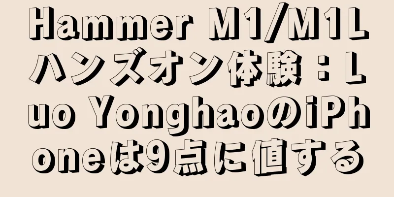 Hammer M1/M1Lハンズオン体験：Luo YonghaoのiPhoneは9点に値する