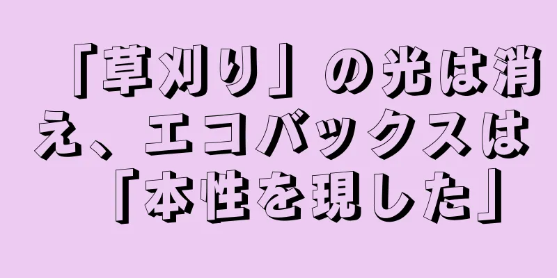 「草刈り」の光は消え、エコバックスは「本性を現した」