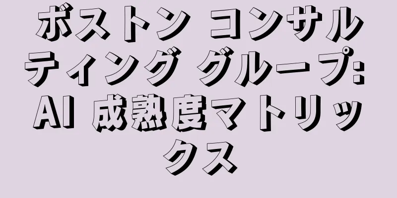 ボストン コンサルティング グループ: AI 成熟度マトリックス