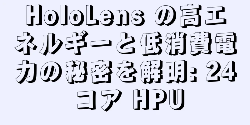 HoloLens の高エネルギーと低消費電力の秘密を解明: 24 コア HPU