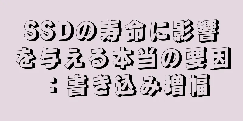 SSDの寿命に影響を与える本当の要因：書き込み増幅