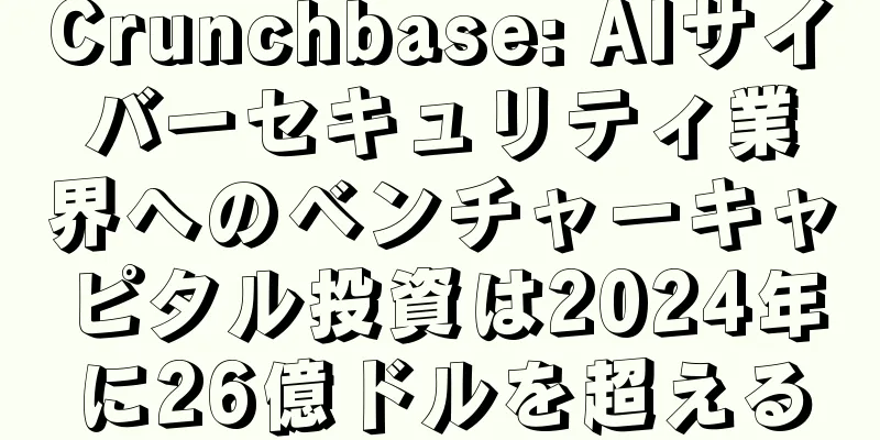 Crunchbase: AIサイバーセキュリティ業界へのベンチャーキャピタル投資は2024年に26億ドルを超える