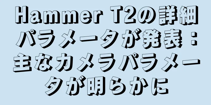 Hammer T2の詳細パラメータが発表：主なカメラパラメータが明らかに