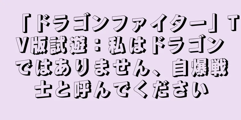 「ドラゴンファイター」TV版試遊：私はドラゴンではありません、自爆戦士と呼んでください