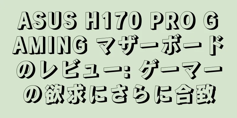 ASUS H170 PRO GAMING マザーボードのレビュー: ゲーマーの欲求にさらに合致