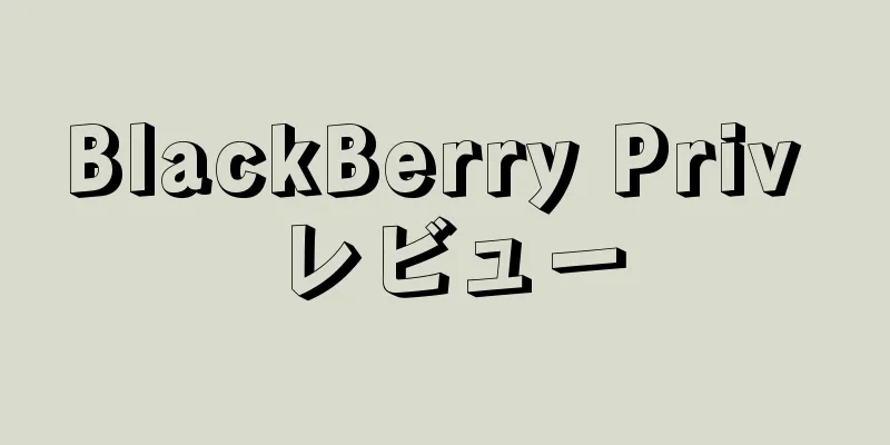 BlackBerry Priv レビュー