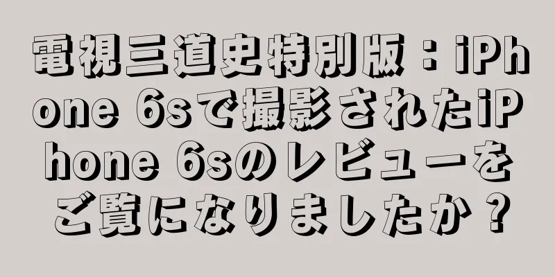 電視三道史特別版：iPhone 6sで撮影されたiPhone 6sのレビューをご覧になりましたか？