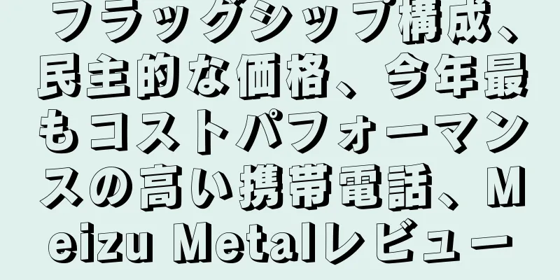 フラッグシップ構成、民主的な価格、今年最もコストパフォーマンスの高い携帯電話、Meizu Metalレビュー