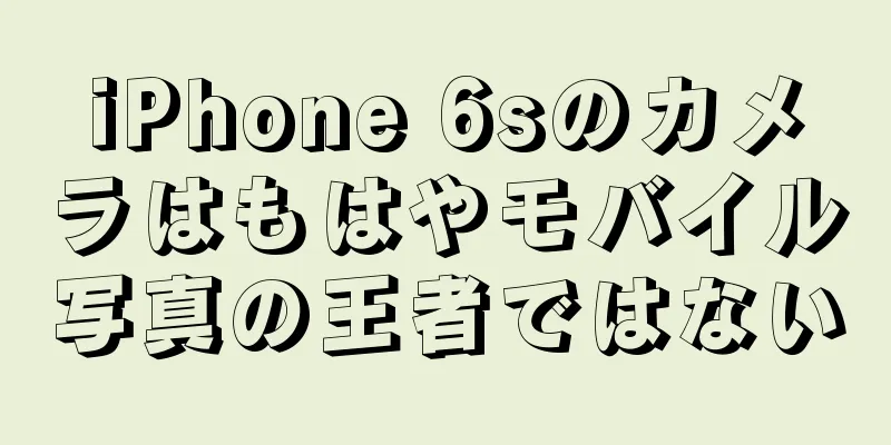 iPhone 6sのカメラはもはやモバイル写真の王者ではない
