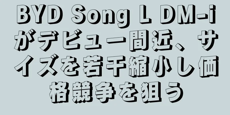 BYD Song L DM-iがデビュー間近、サイズを若干縮小し価格競争を狙う