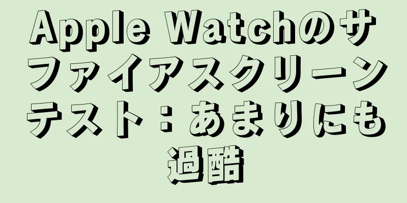 Apple Watchのサファイアスクリーンテスト：あまりにも過酷