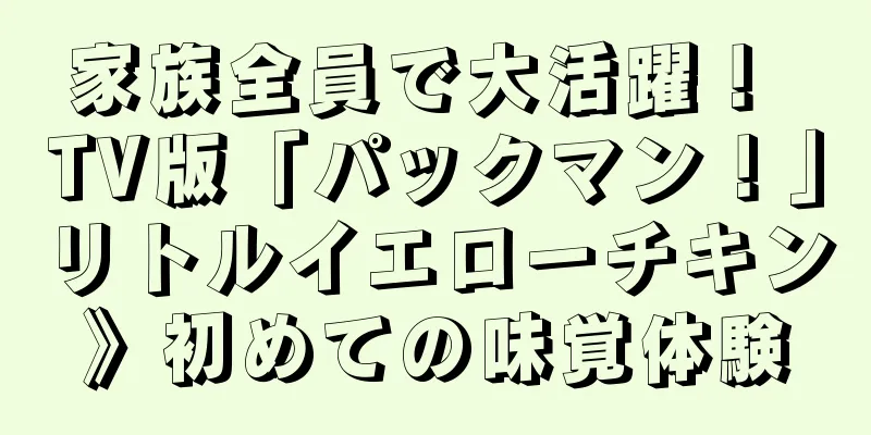 家族全員で大活躍！ TV版「パックマン！」リトルイエローチキン》初めての味覚体験