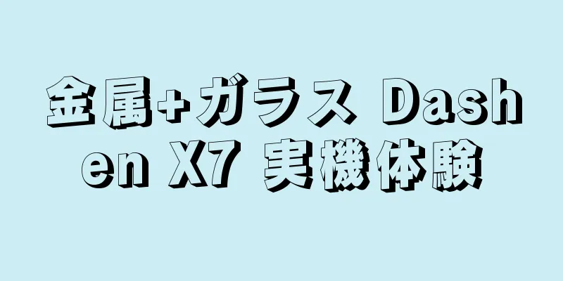 金属+ガラス Dashen X7 実機体験