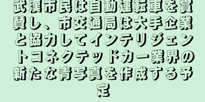 武漢市民は自動運転車を賞賛し、市交通局は大手企業と協力してインテリジェントコネクテッドカー業界の新たな青写真を作成する予定